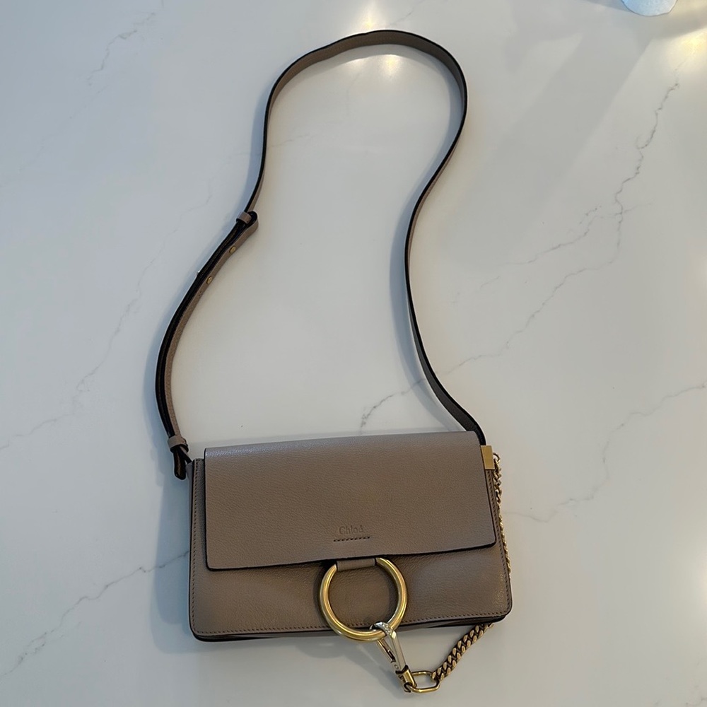Chloe Faye all leather crossbody